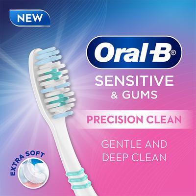Oral-B Sensitive & Gums Gentle and Deep Clean Toothbrush - Extra Soft (Buy 2 Get 2 Free) - Toothbrushes