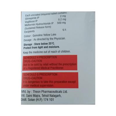 SEIZMET TRIO 0.2 Tablet 15's - Diabetes-Ant