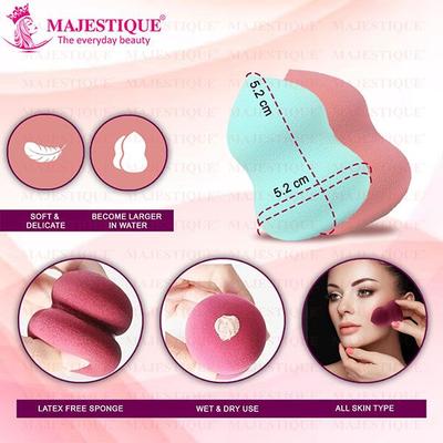 Majestique MakeUp Blender Sponge Twin Pack 1's - Sponges & Applicators