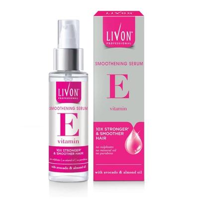 LIVON Vitamin E Smoothing Serum with Avocado & Almond Oil 100 ml - Hair Serums