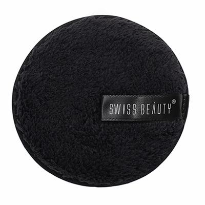 Swiss Beauty Soft and Gentle Cleansing Reusable Makeup Remover Pad Black -3 8gm 1's - Make Up Removers