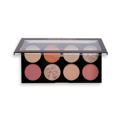 Makeup Revolution Ultra Blush Palette Golden Desire 12.8 gm - Blushes
