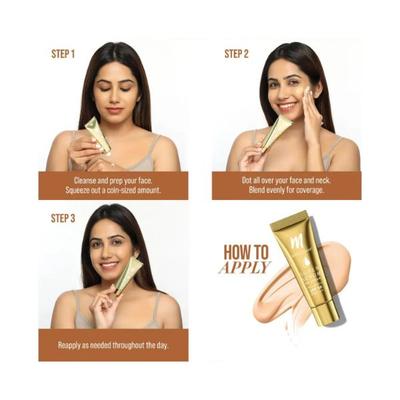 MyGlamm Super Serum BB cream-301 Almond 15 gm - Contour