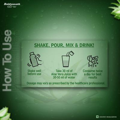 Baidyanath Wild Grove Aloe Vera Juice 1 L - Ayurvedic Juices