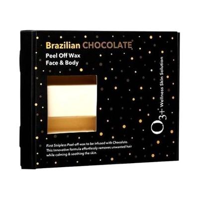 O3+ Brazilian Chocolate Strip-Less Peel Off Wax 330gm - Masks & Peels