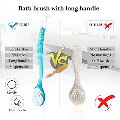 BABILA ULTRA SOFT BRISTLE BATH BRUSH WITH MASSAGER BA-v 01 1's - Scrubs & Exfoliants