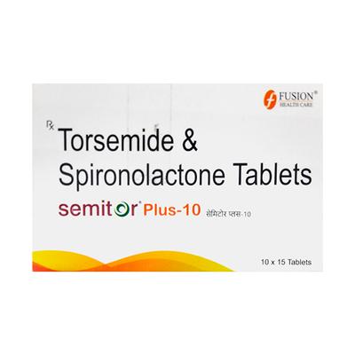 SEMITOR PLUS 10 Tablet 15's - Hypertension-Diu