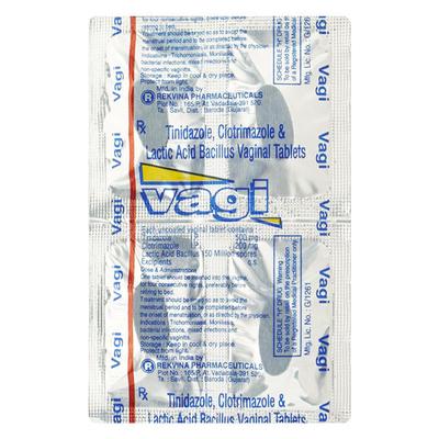 VAGI Vaginal Tablet 4's - Fungal Infections-Anf