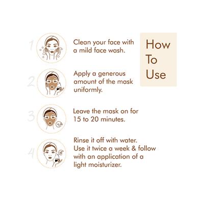 Mcaffeine Cappuccino Coffee Face Mask 100gm - Masks & Peels