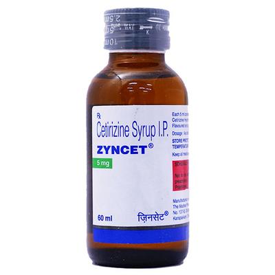 Zyncet Syrup 60ml - Allergies-Ant