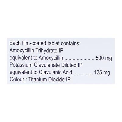 Indclav 625mg Tablet 10'S - Bacterial Infections-Pen