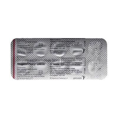 Stugeron Plus Tablet 10'S - Vertigo-Ant