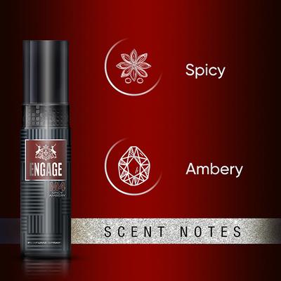 Engage Man Perfume Spray M4 120Ml - Men Perfumes (Edt/Edp)