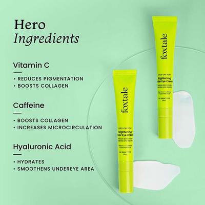 Foxtale Eyes On You Brightening Under Eye Cream 20 ml - Under Eye Creams & Serums