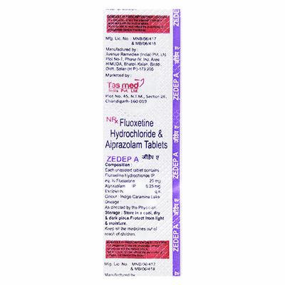 Zedep A Tablet 10'S - Anxiety-Anx