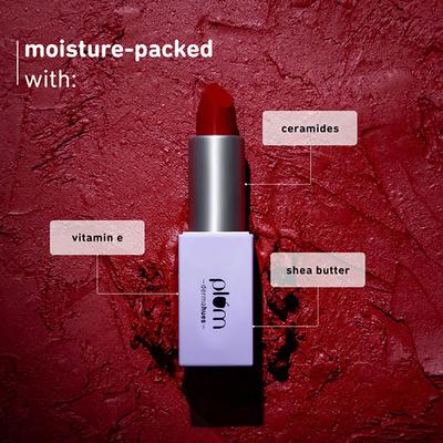 Plum Velvet Haze Matte Lipstick SPF 30, Powder Matte Finish, with Ceramides, 08 Retro Ruby 4.2 gm - Lipsticks