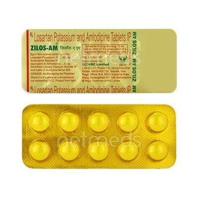 Zilos AM Tablet 10'S - Hypertension-Cal