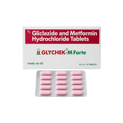 Glychek M Forte Tablet 15'S - Diabetes-Ant