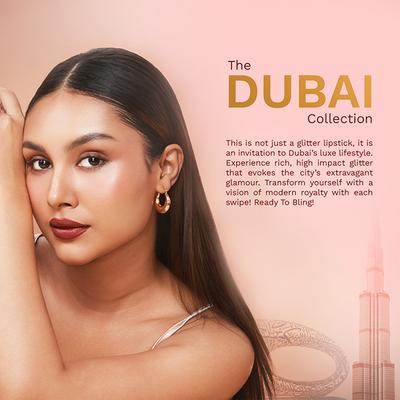 Pilgrim Glitter Lipstick Chic Haseena-06 Luxurious 3-D Glitter Formula With Matte Finish pink 4.2 g - Lipsticks