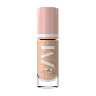 Zayn & Myza Breathable Nail Enamel With Raspberry & Almond Oil, Almond Latte 6 ml - Nail Polish