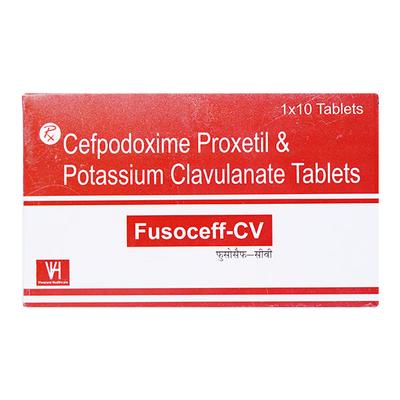 FUSOCEFF CV Tablet 10's - Bacterial Infections-Cep