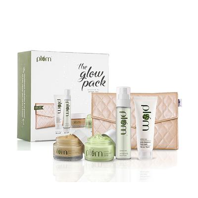 Plum Green Tea Glow Pack Gift Set 255 gm - Facial Kits