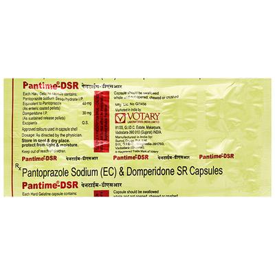 PANTIME DSR Capsule 10's - Ulcer/Reflux/Flatulence-Aaa