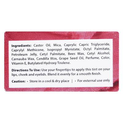 The Natural Wash Crazy Coaster Lip & Cheek Tint 5 gm - Lip Stains & Tints