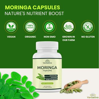 Vansattva Moringa Capsule 60's - Speciality Medicines