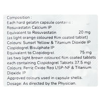 AZUVAS CV 20 Capsule 10's - High Cholesterol-Dys