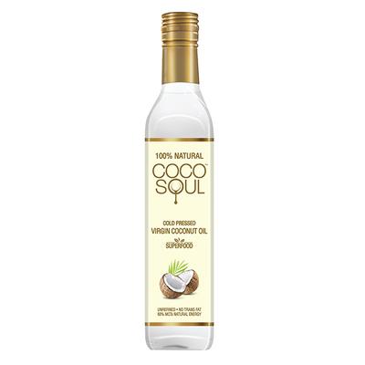 Coco Soul Cold Pressed Natural Virgin Coconut Oil, from the makers of Parachute 500ml - Hair Oils