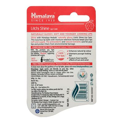 Himalaya Lip Care - Litchi Shine 4.5 gm - Lip Balms