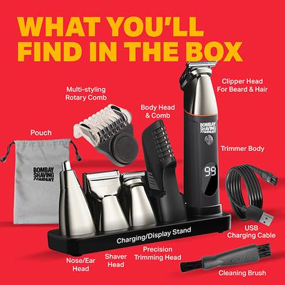 Bombay Shaving Company Full Body Trimmer With 11-In-1 Magnetic Attachments For Multi-Grooming Solutions 1s - Trimmers