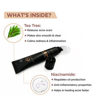 The Man Company Anti-Acne Gel Tea Tree & Niacinamide 15 gm - Face Gels