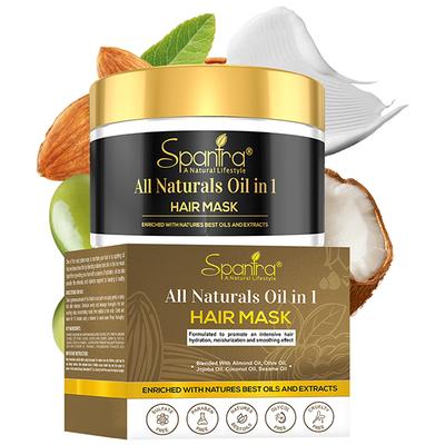 Spantra All Naturals oil in one hair Mask 250 gm - Hair Masks & Packs