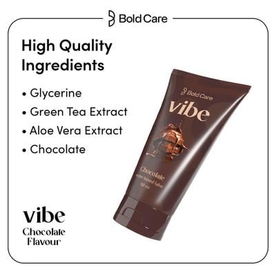 Bold Care Vibe Intimate Lube and Massage Gel - Chocolate 50 ml - Flavoured Lubes
