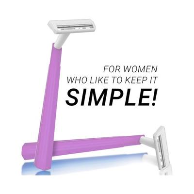Summer By Zlade Sensation II Twin-Blade Hair Removal Razor For Women 5's - Shaving & Hair Removal