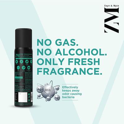 Zayn & Myza Hymn No Alcohol Body Spray For Men 120 ml - Men Deodorants/Roll-Ons