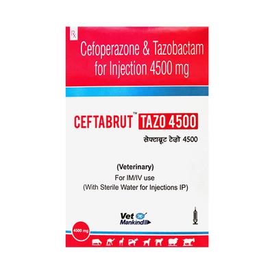 CEFTABRUT TAZO (VET) 4500 Injection 1's - Veterinary-Pharma
