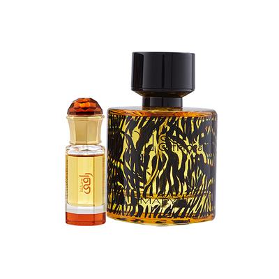 Ajmal Mukhallat Raaqi Concentrated Perfume Oil Floral Fruity And Maryaj Wild Stripes EDP Aromatic Oriental Perfume 110 ml - Perfumes (Edt/Edp)