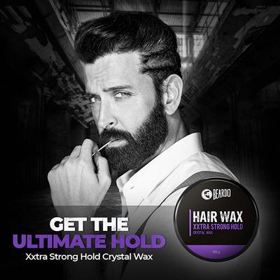Beardo Crystal Hair Wax - XXtra Strong Hold 100 gm - Hair Gels & Waxes