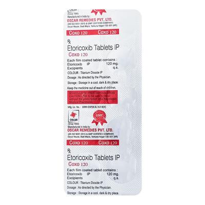 COXO 120 Tablet 10's - Pain relief-Nsa