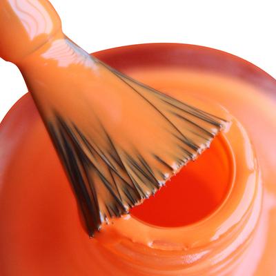 DeBelle Gel Nail Lacquer Tangerine Sheen Carrot Orange Nail Polish 8 ml - Nail Polish