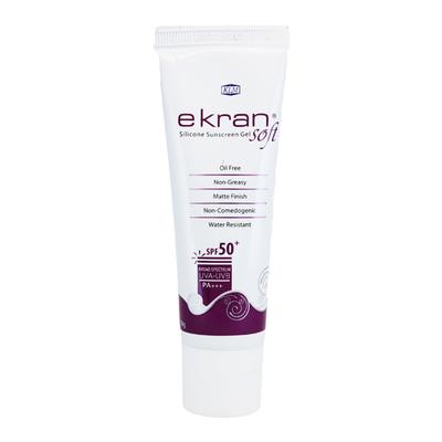Ekran Soft SPF 50+ UVA-UVB PA+++Silicon Sunscreen Gel 50gm - Sunscreen Preparations-Emo