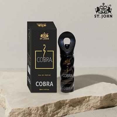 St. John Cobra Eau De Parfum - Pack of 2 x 50 ml - Men Deodorants/Roll-Ons
