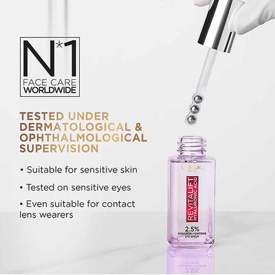 L'Oreal Paris Revitalift Hyaluronic Acid 2.5% Hyaluron + Caffeine Eye Serum 20 ml - Day Cream