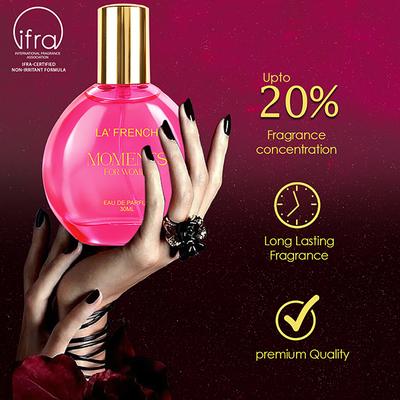 La French Moments Perfume For Women - Bold Citrus & Spicy Fragrance 30 ml - Women Perfumes (Edt/Edp)