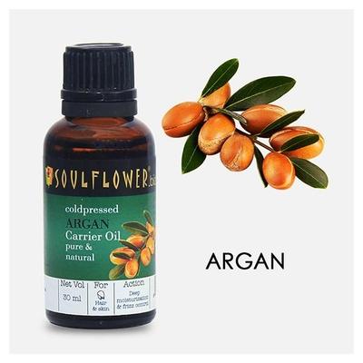 Soulflower Coldpressed Carrier Oil - Argan 30 ml - Hair Oils