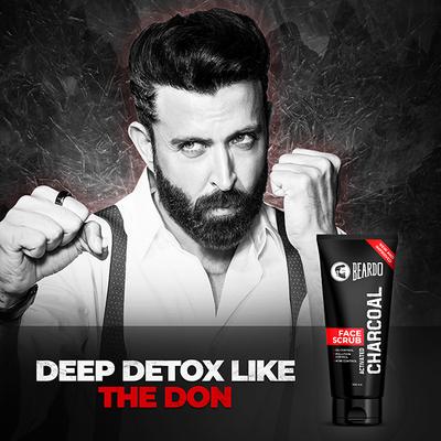 Beardo Face Scrub - Activated Charcoal 100 gm - Face Scrubs