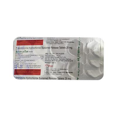 AMILIFT 25 SR Tablet 10's - Depression-Ant